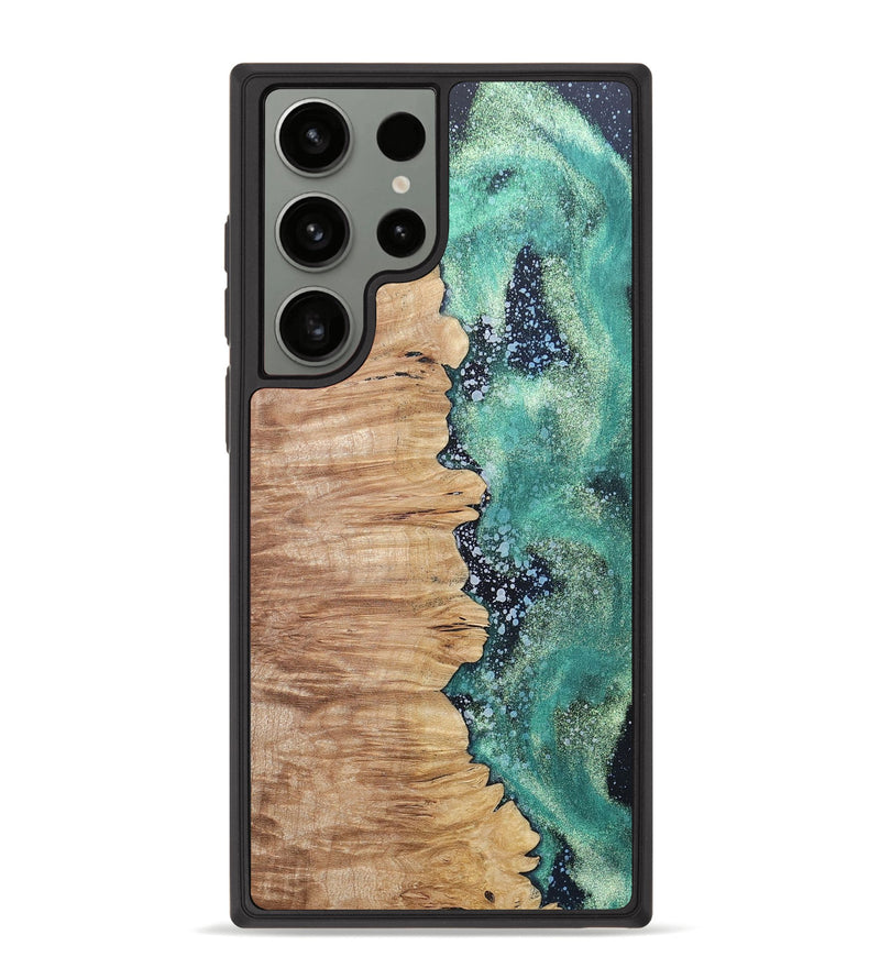 Galaxy S23 Ultra Wood+Resin Phone Case - Nasir (Cosmos, 679503)