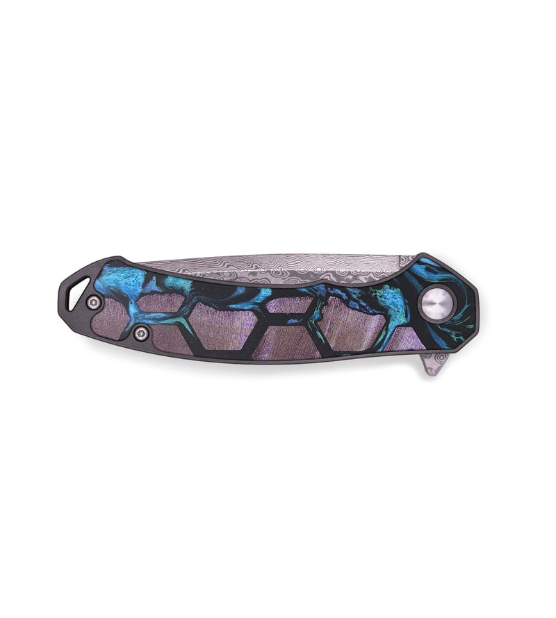 EDC Wood+Resin Pocket Knife - Jerry (Pattern, 679547)