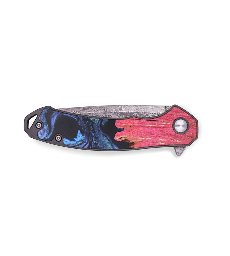 EDC Wood+Resin Pocket Knife - Irvin (Purple, 679571)