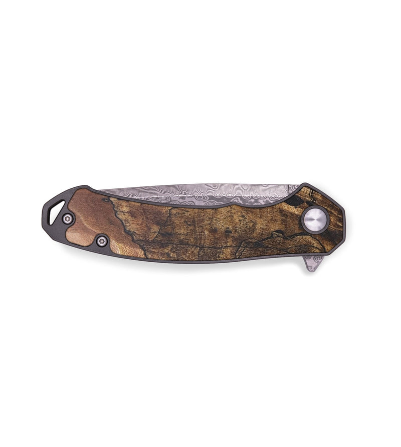 EDC Wood+Resin Pocket Knife - Kara (Wood Burl, 679595)