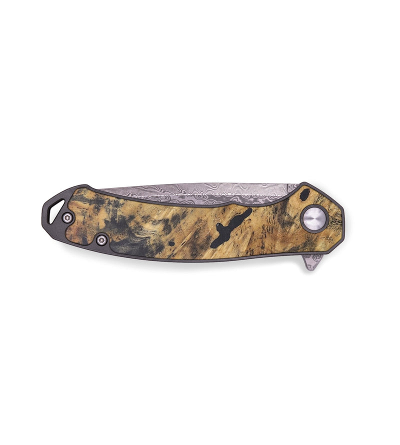EDC Wood+Resin Pocket Knife - Makayla (Wood Burl, 679605)