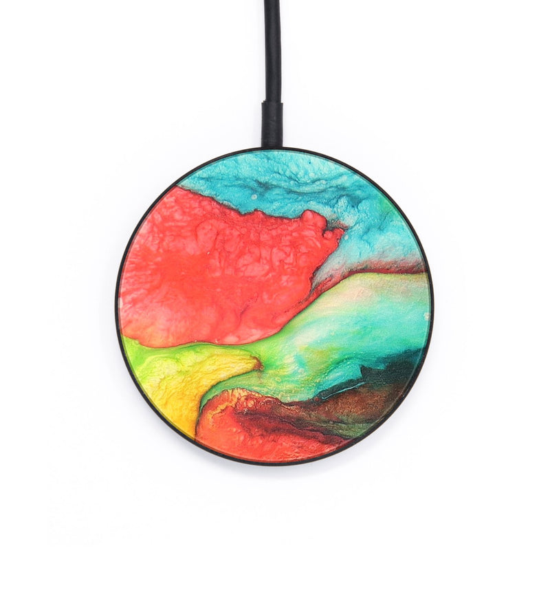 Circle ResinArt Wireless Charger - Aubree (Watercolor, 679624)