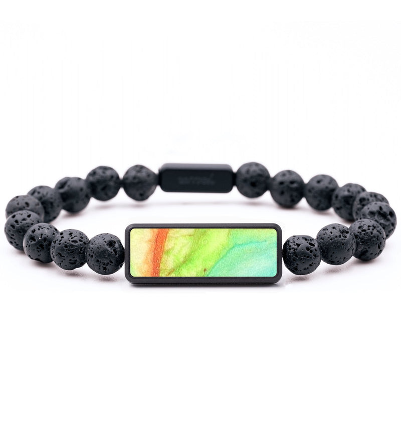 Lava Bead ResinArt Bracelet - Virginia (Watercolor, 679697)