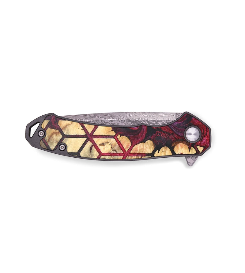 EDC Wood+Resin Pocket Knife - Pearl (Pattern, 679714)