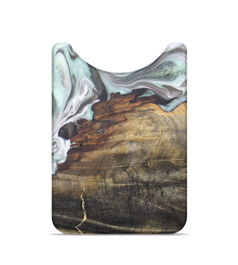 Live Edge Wood+Resin Wallet - Nevaeh (Green, 679755)
