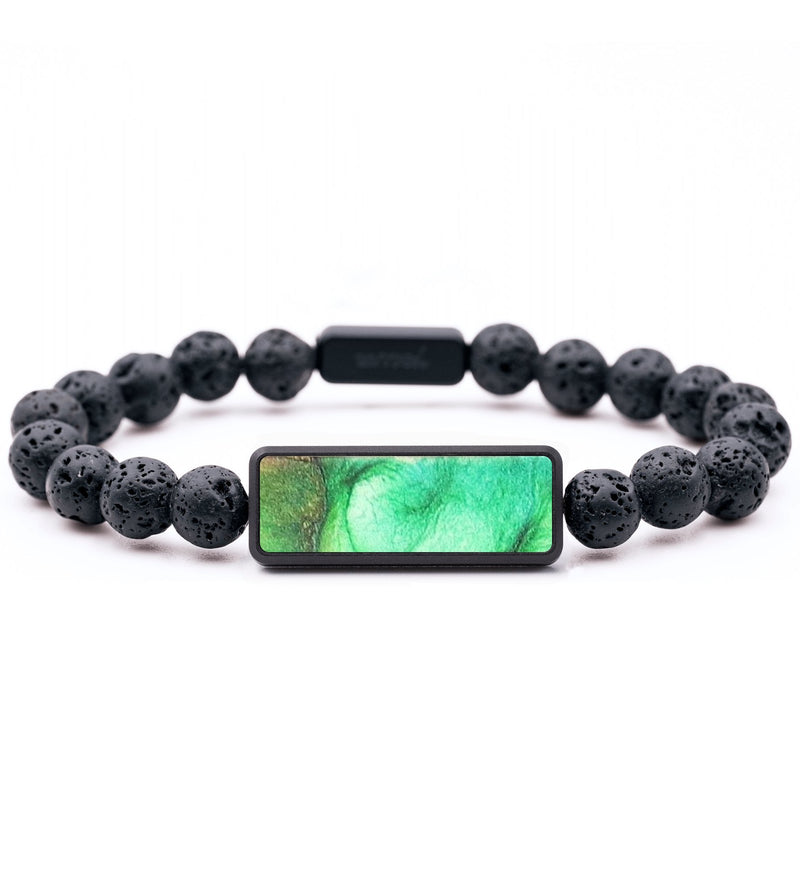 Lava Bead ResinArt Bracelet - Lawrence (Watercolor, 679778)