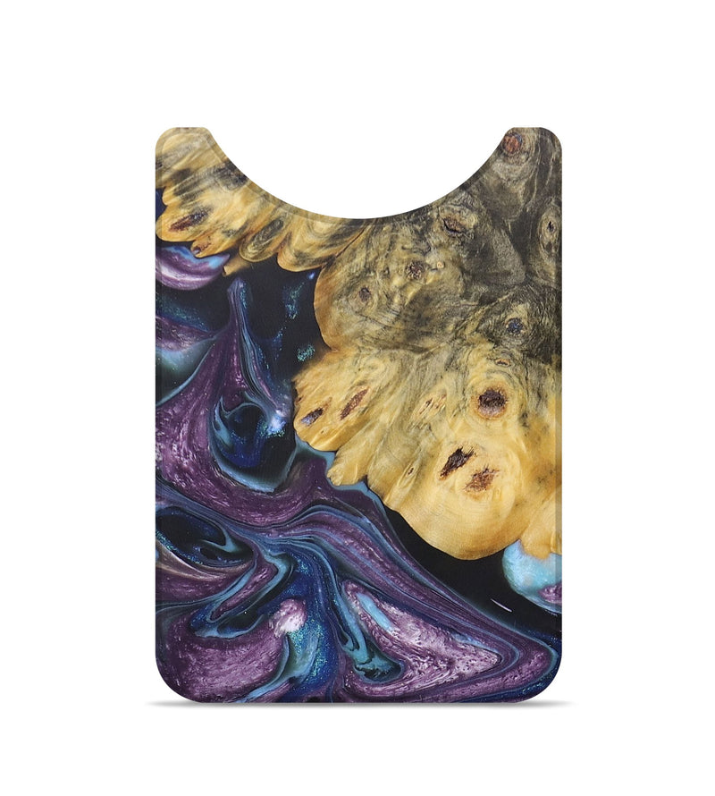 Live Edge Wood+Resin Wallet - Ian (Purple, 679965)