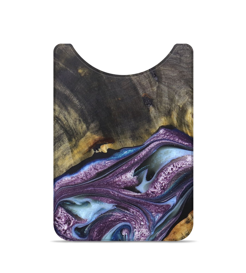 Live Edge Wood+Resin Wallet - Jeremiah (Purple, 679968)