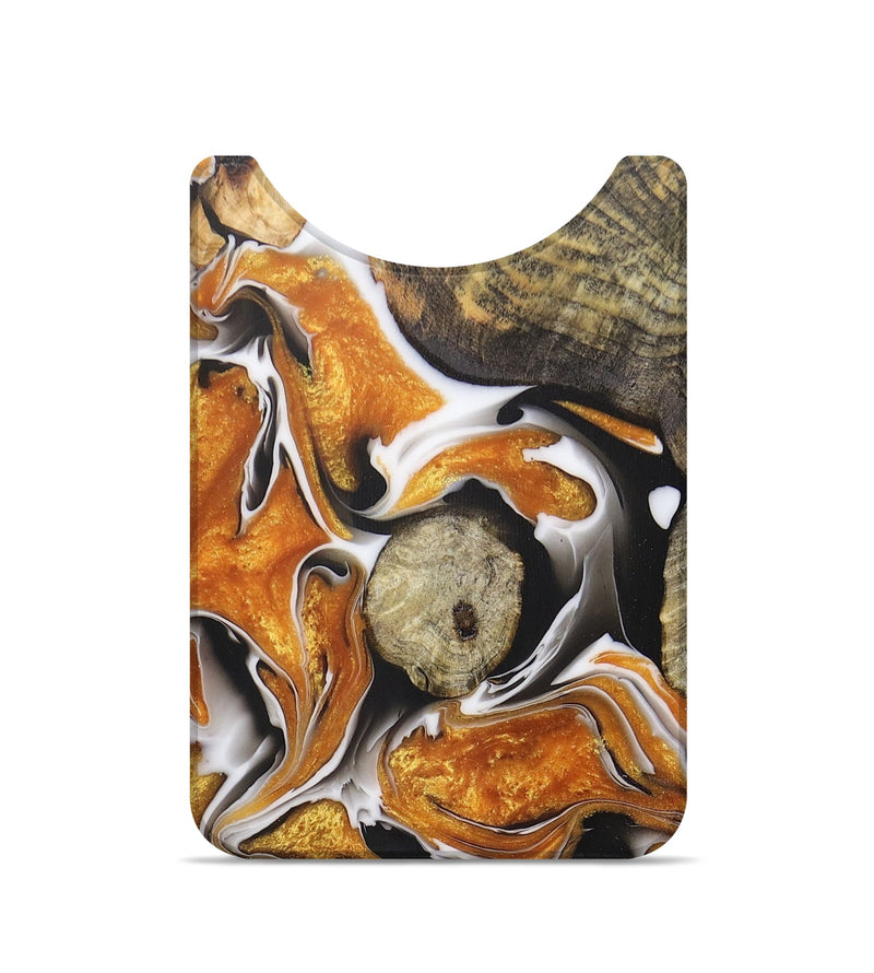 Live Edge Wood+Resin Wallet - Melvin (Black & White, 679981)