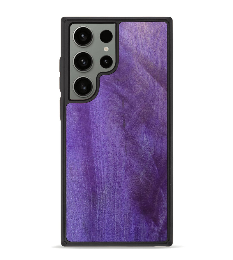Galaxy S23 Ultra Wood+Resin Phone Case - Laurie (Wood Burl, 680247)