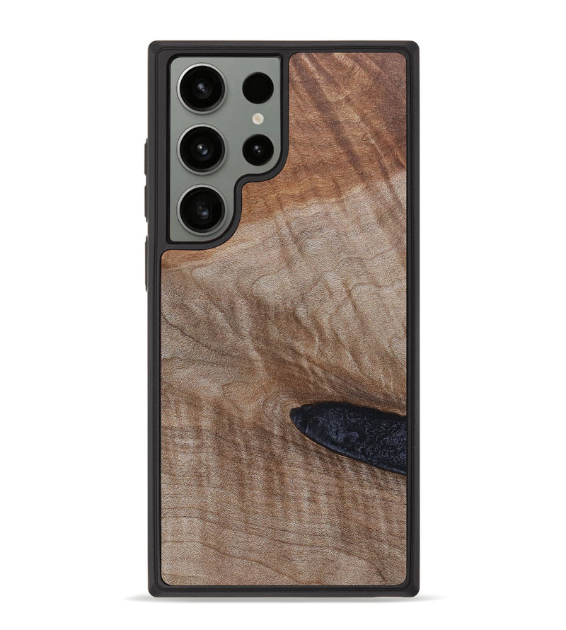 Galaxy S23 Ultra Wood+Resin Phone Case - Hazel (Wood Burl, 680253)