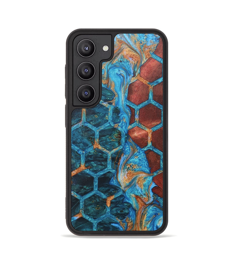 Galaxy S23 Wood+Resin Phone Case - Willow (Pattern, 680633)