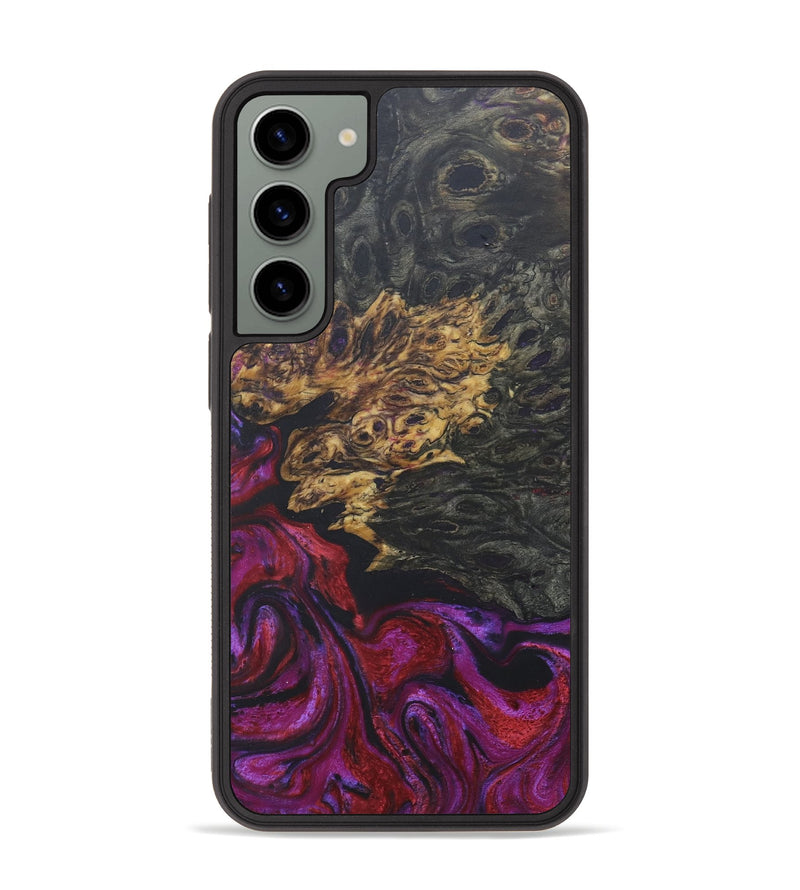 Galaxy S23 Plus Wood+Resin Phone Case - Miley (Purple, 680670)