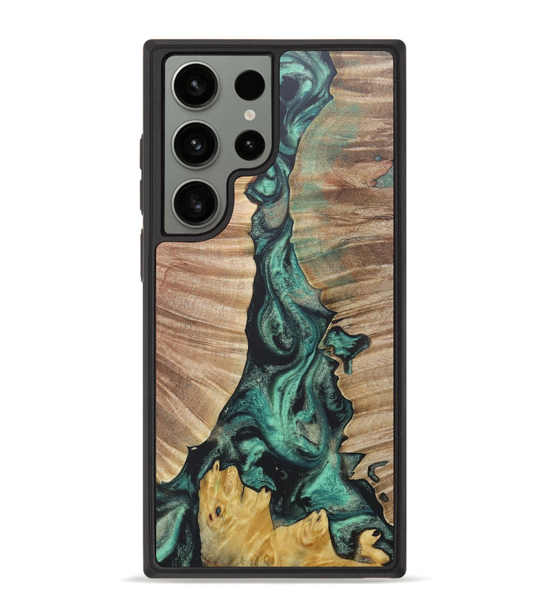 Galaxy S23 Ultra Wood+Resin Phone Case - Nicolette (Mosaic, 680757)