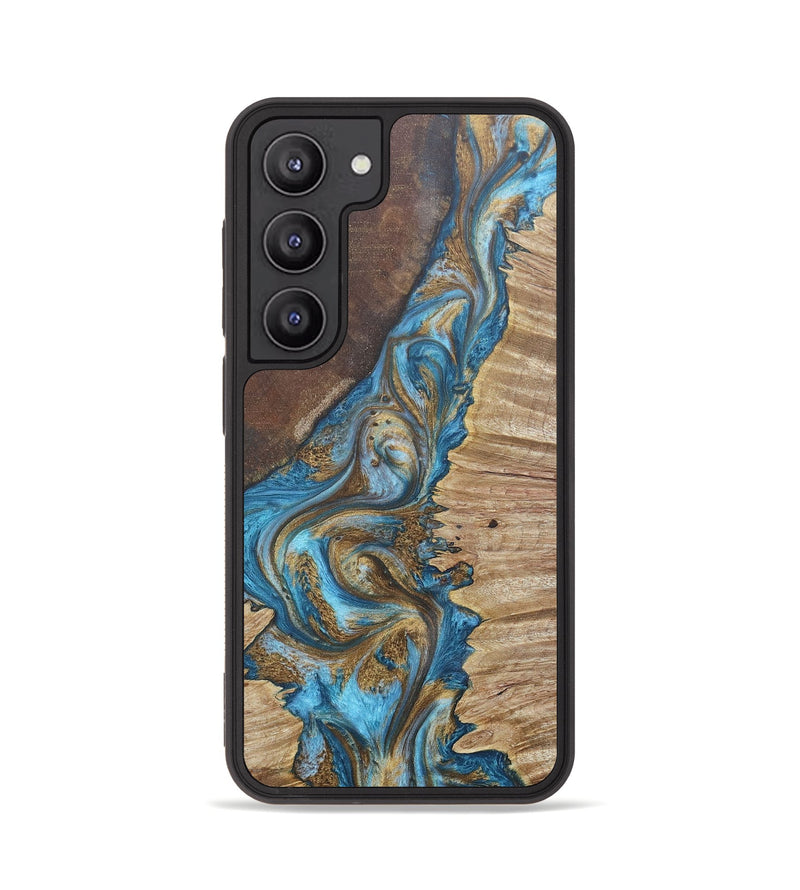 Galaxy S23 Wood+Resin Phone Case - Genevieve (Mosaic, 680769)