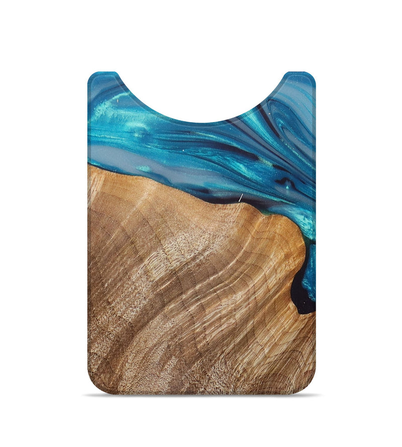 Live Edge Wood+Resin Wallet - Alejandro (Blue, 680883)