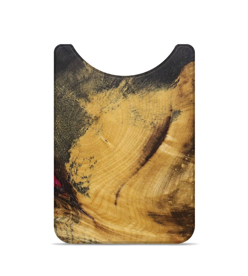 Live Edge Wood+Resin Wallet - Brandi (Wood Burl, 680959)