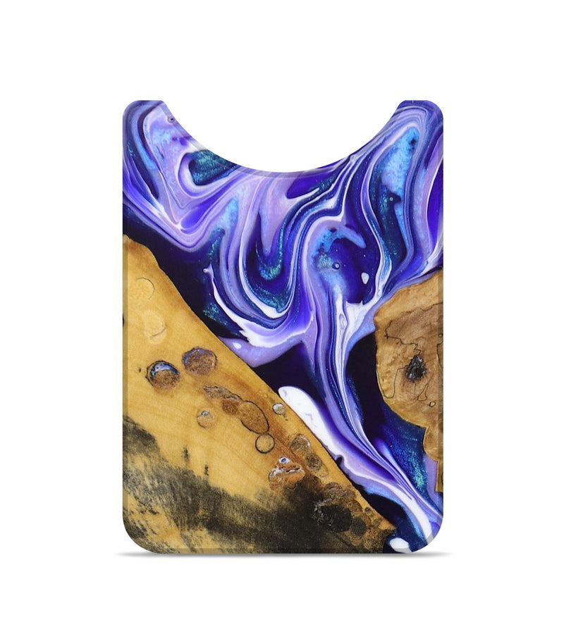 Live Edge Wood+Resin Wallet - Cesar (Purple, 680960)