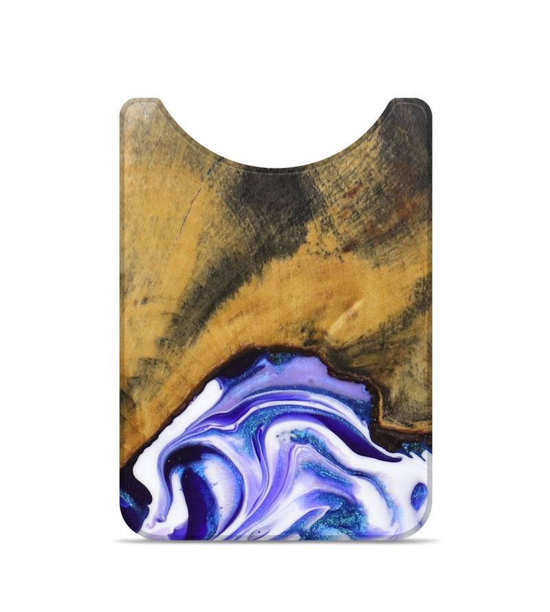 Live Edge Wood+Resin Wallet - Xavier (Purple, 680964)