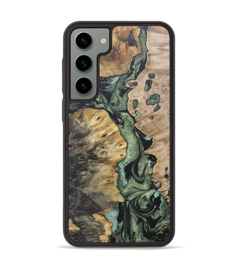 Galaxy S23 Plus Wood+Resin Phone Case - Laurel (Mosaic, 681033)
