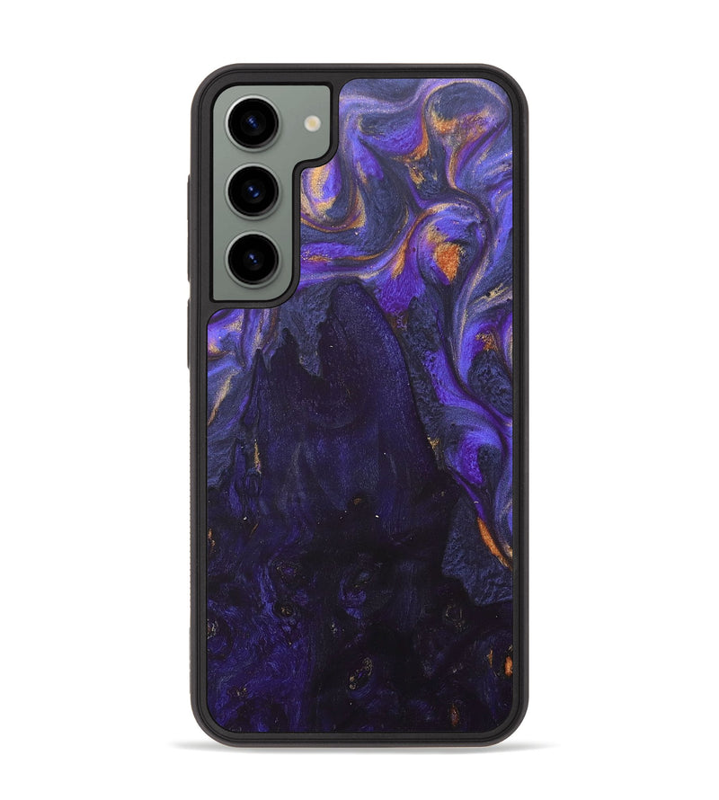 Galaxy S23 Plus Wood+Resin Phone Case - Geoffrey (Purple, 681577)