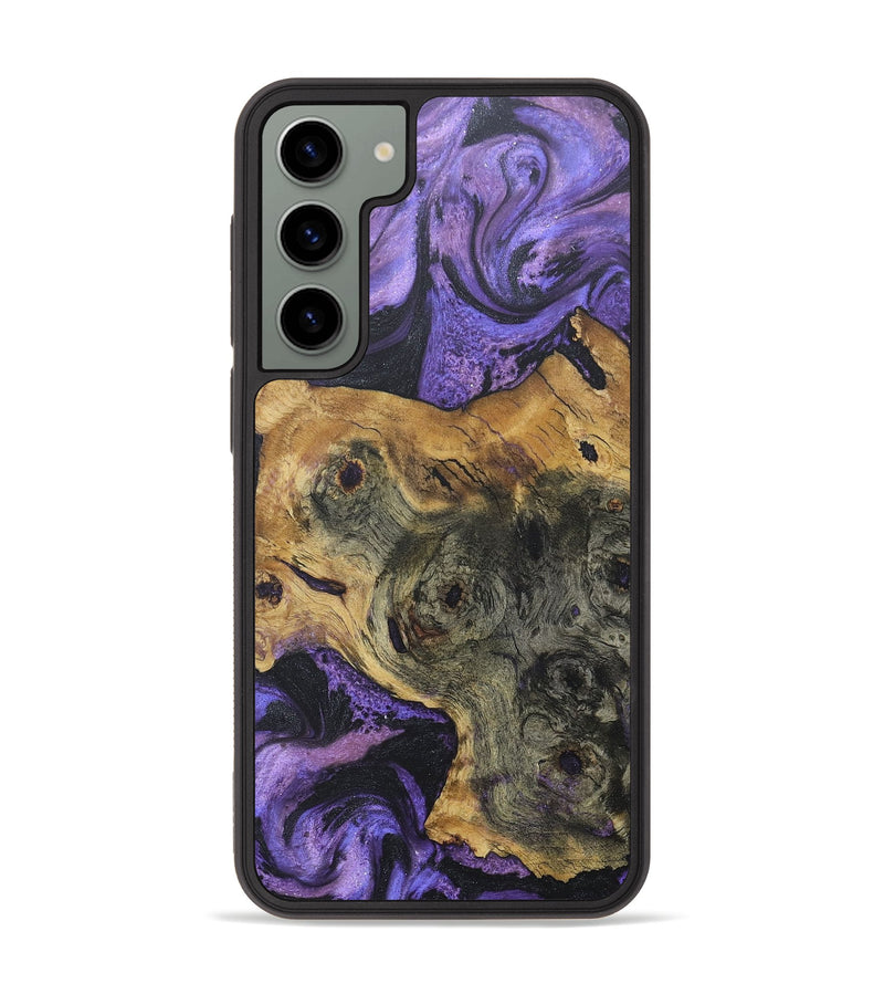 Galaxy S23 Plus Wood+Resin Phone Case - Reagan (Purple, 681594)
