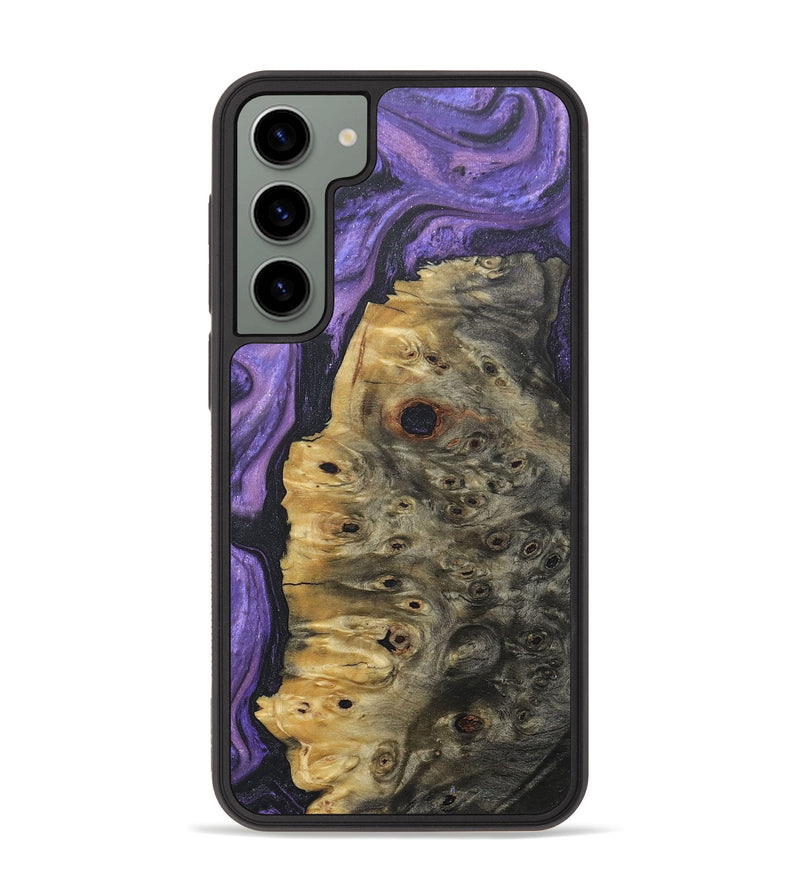 Galaxy S23 Plus Wood+Resin Phone Case - Millie (Purple, 681603)