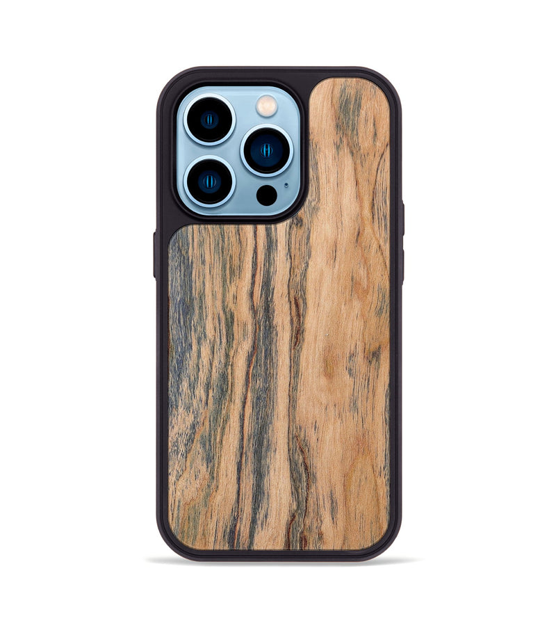 iPhone 14 Pro Wood+Resin Phone Case - Lindsey (Wood Burl, 681648)