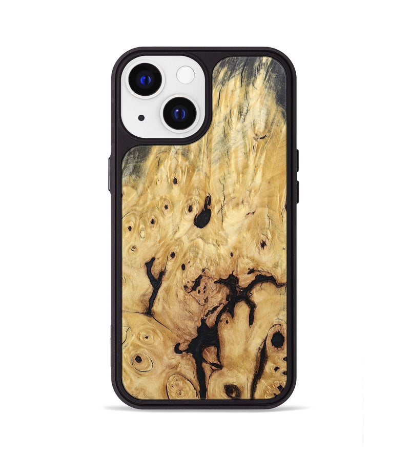 iPhone 13 Wood+Resin Phone Case - Mauricio (Wood Burl, 681680)