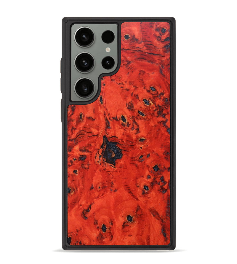 Galaxy S23 Ultra Wood+Resin Phone Case - Nakia (Wood Burl, 681686)
