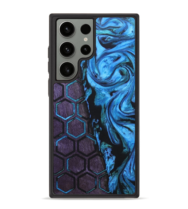 Galaxy S23 Ultra Wood+Resin Phone Case - Delilah (Pattern, 681739)