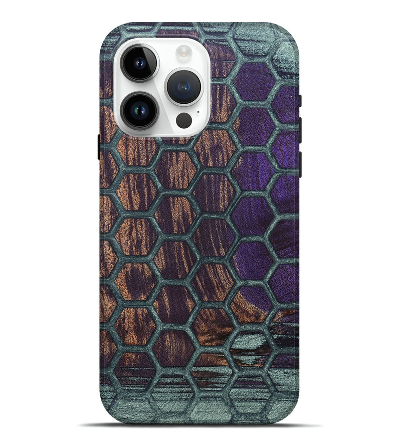 iPhone 15 Pro Max Wood+Resin Live Edge Phone Case - Willis (Pattern, 681843)