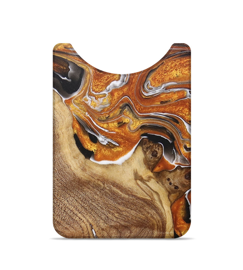 Live Edge Wood+Resin Wallet - Geoffrey (Black & White, 681881)