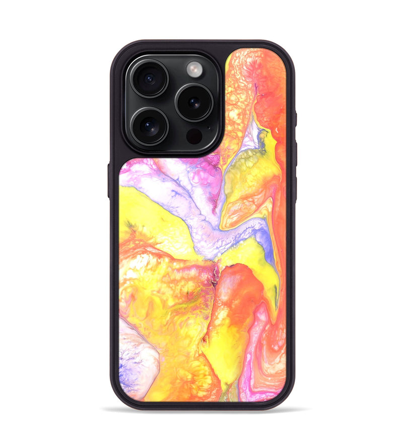 iPhone 15 Pro ResinArt Phone Case - Haley (Watercolor, 682101)