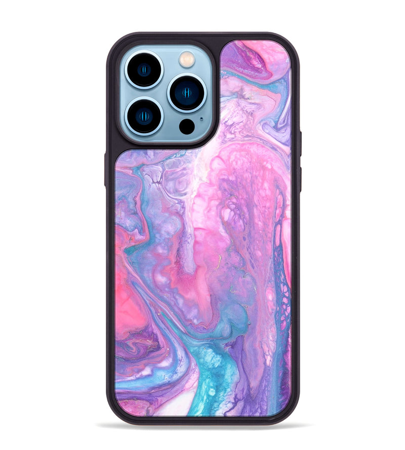 iPhone 14 Pro Max ResinArt Phone Case - Paisley (Watercolor, 682104)