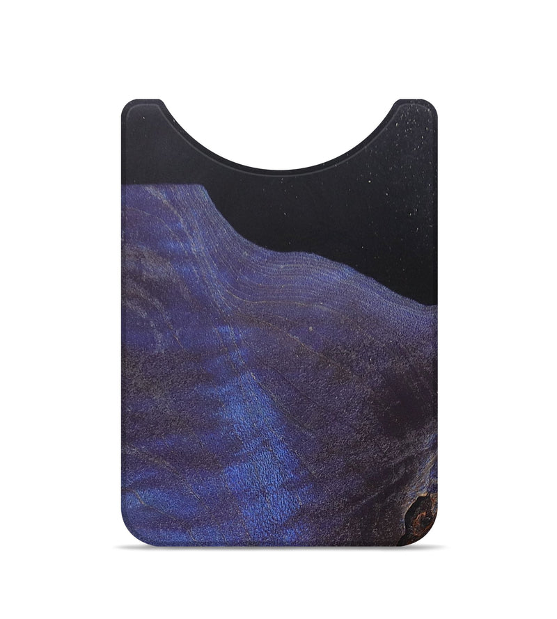 Live Edge Wood+Resin Wallet - Liliana (Pure Black, 682202)