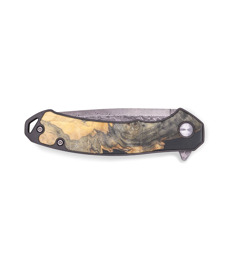 EDC Wood+Resin Pocket Knife - Forrest (Pure Black, 682402)