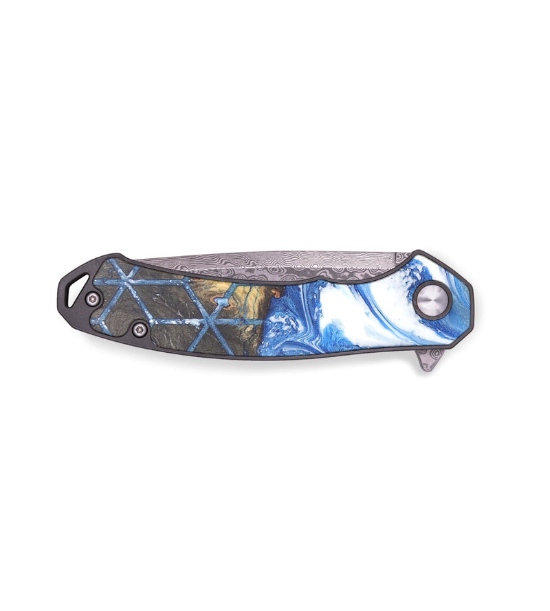 EDC Wood+Resin Pocket Knife - Jeremiah (Pattern, 682404)