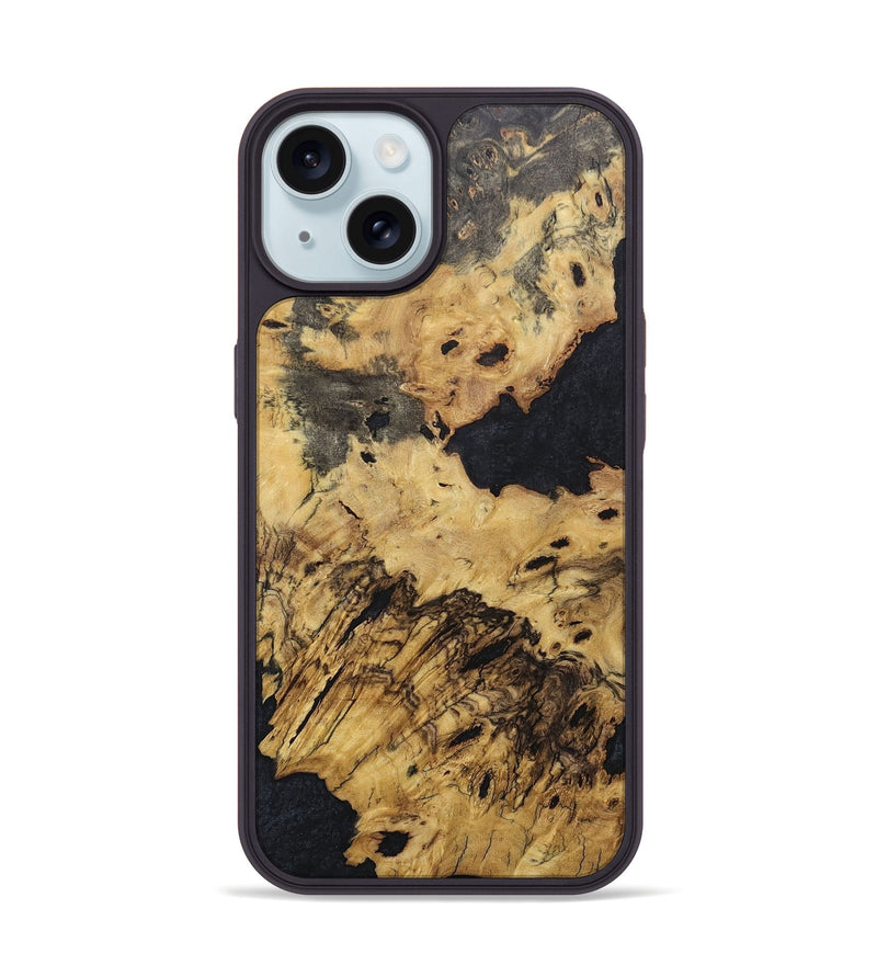 iPhone 15  Phone Case - Lela (Wood Burl, 682649)