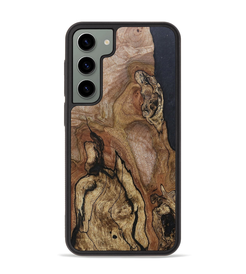 Galaxy S23 Plus Wood+Resin Phone Case - Theo (Wood Burl, 682837)