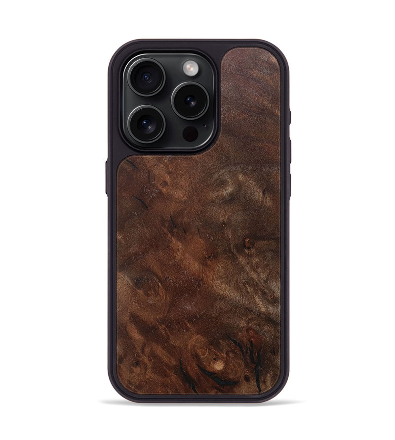 iPhone 15 Pro Wood+Resin Phone Case - May (Wood Burl, 682842)