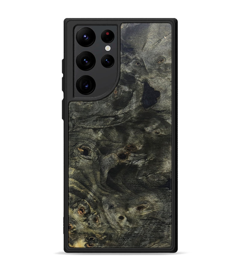 Galaxy S22 Ultra Wood+Resin Phone Case - Damon (Wood Burl, 682848)
