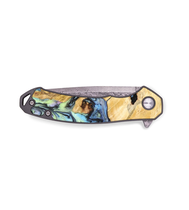 EDC Wood+Resin Pocket Knife - Ronan (Aurora, 683140)