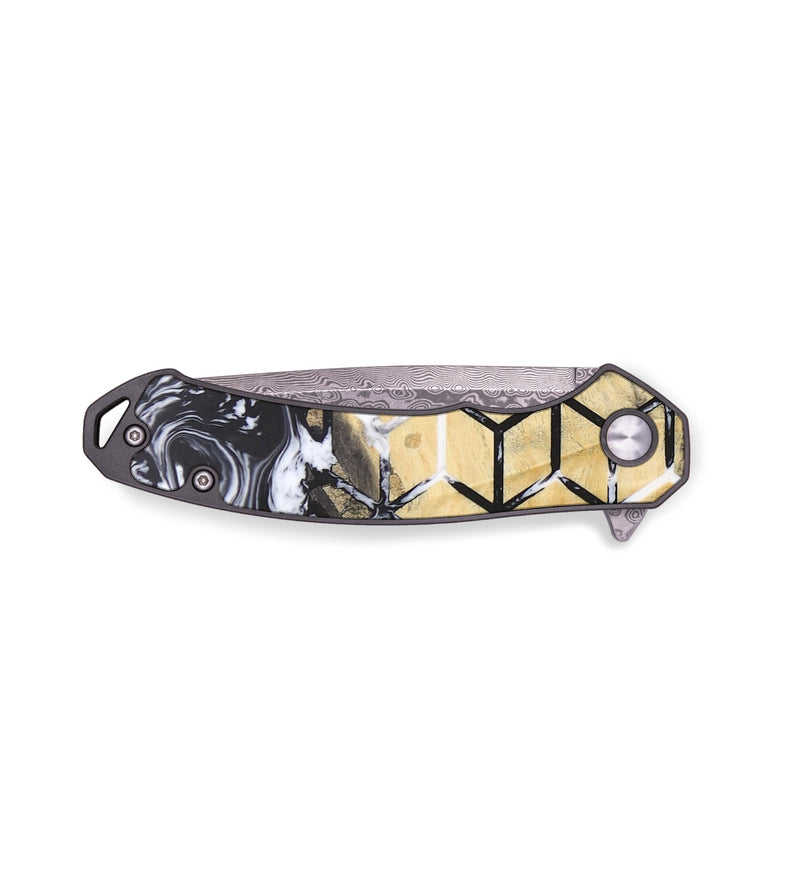 EDC Wood+Resin Pocket Knife - Lana (Pattern, 683175)