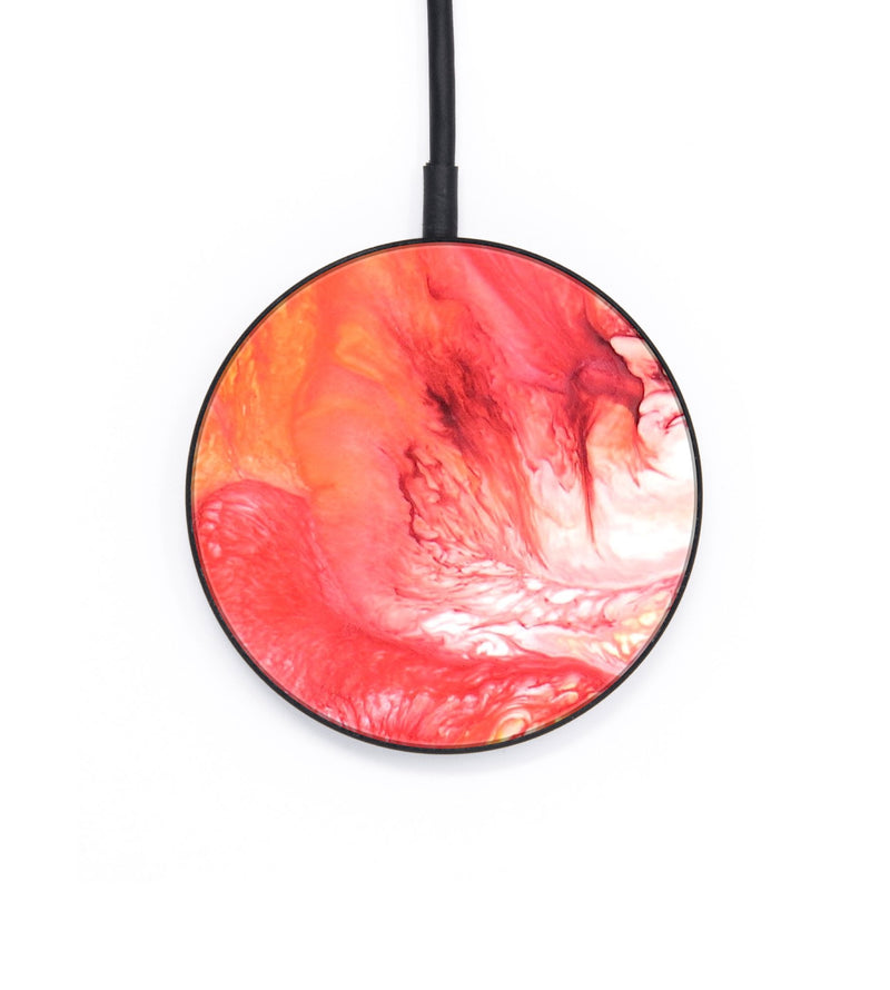 Circle Wood+Resin Wireless Charger - Eddie (Watercolor, 683197)