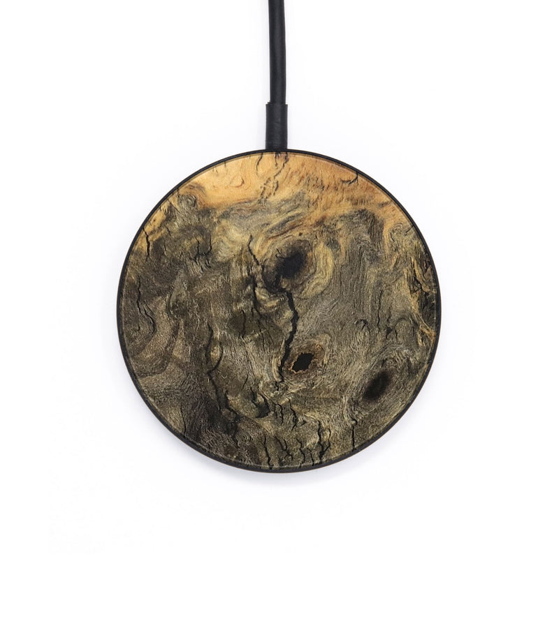 Circle Wood+Resin Wireless Charger - Bryan (Wood Burl, 683199)