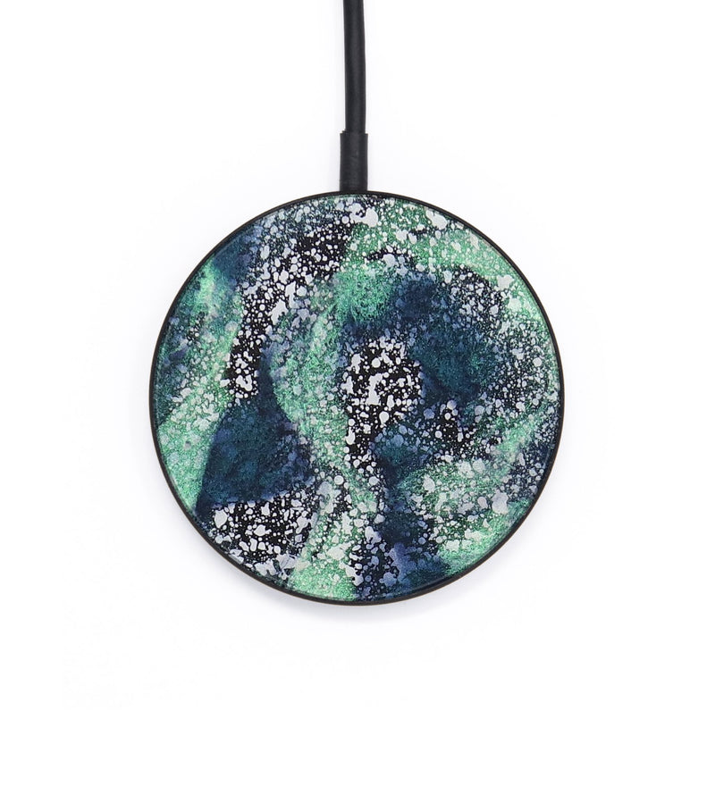 Circle Wood+Resin Wireless Charger - Luka (Cosmos, 683219)
