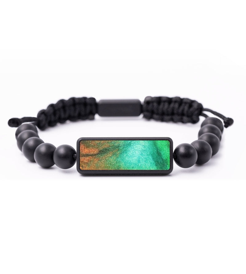 Onyx Bead ResinArt Bracelet - Beverly (Watercolor, 683443)