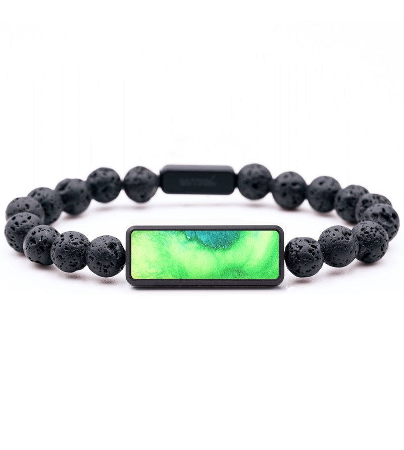Lava Bead ResinArt Bracelet - Connor (Watercolor, 683451)