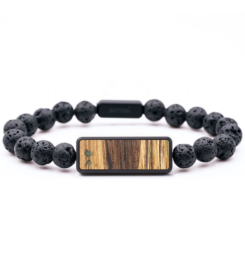 Lava Bead Wood+Resin Bracelet - Jada (Wood Burl, 683534)